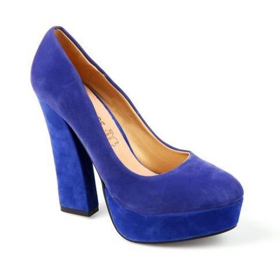 Street Super Shoes Escarpin \u00e0 plateforme bleu style d\u00e9contract\u00e9 Chaussures Escarpins Escarpins à plateforme 