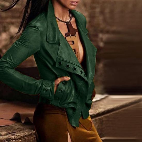 Veste en cuir grande hotsell taille femme