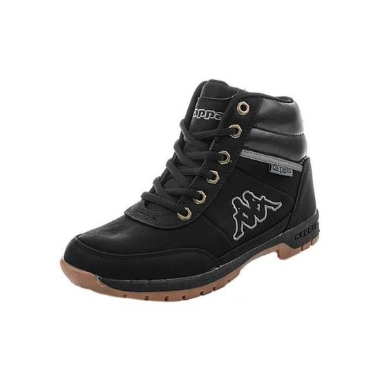 KAPPA Baskets Bright Mid Noir Femme Adulte Noir Cdiscount