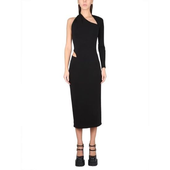 Robe Donna Morgan Motif Funky - Polyester/élasthanne, Manches 3/4, Taille 6, Occasion Très Bon état