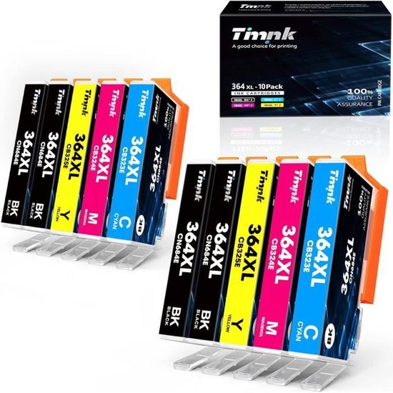 Ouguan® Compatibile Per HP 364 XL Cartucce Per Stampante HP Deskjet 3070A 3520 Officejet 4620 4622 Photosmart 5510 5515 5520 5524 6510 6520 7510 7520 B010a B109a (2 Ciano, 2 Magenta, 2 Giallo - Foto 3