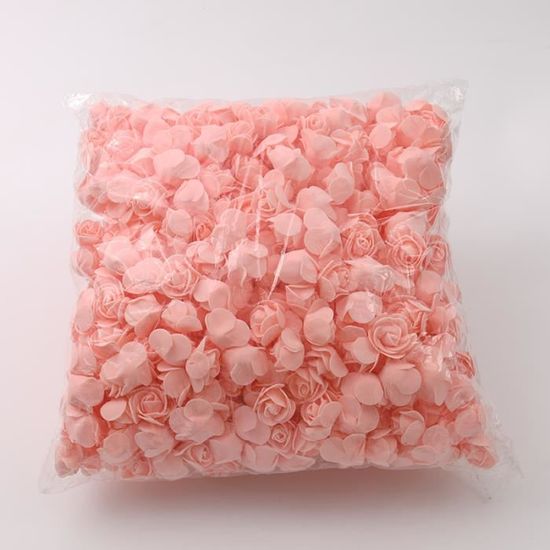 Lot De 144 Mini Roses Artificielles En Mousse Artfen – Têtes De 2cm, Bleu Roi, Avec Gaze – Pour Loisirs Créatifs, Mariage, Pinces à Cheveux