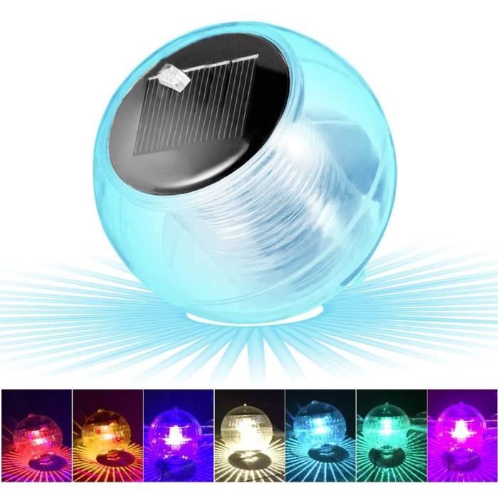 Lumière de Piscine Solaire Flottant Eclairage LED Automatique Couleur — free download