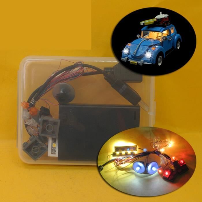 LED Accessoires de Voiture Télécommandé Technique Bricolage Lumineux Blocs de Construction