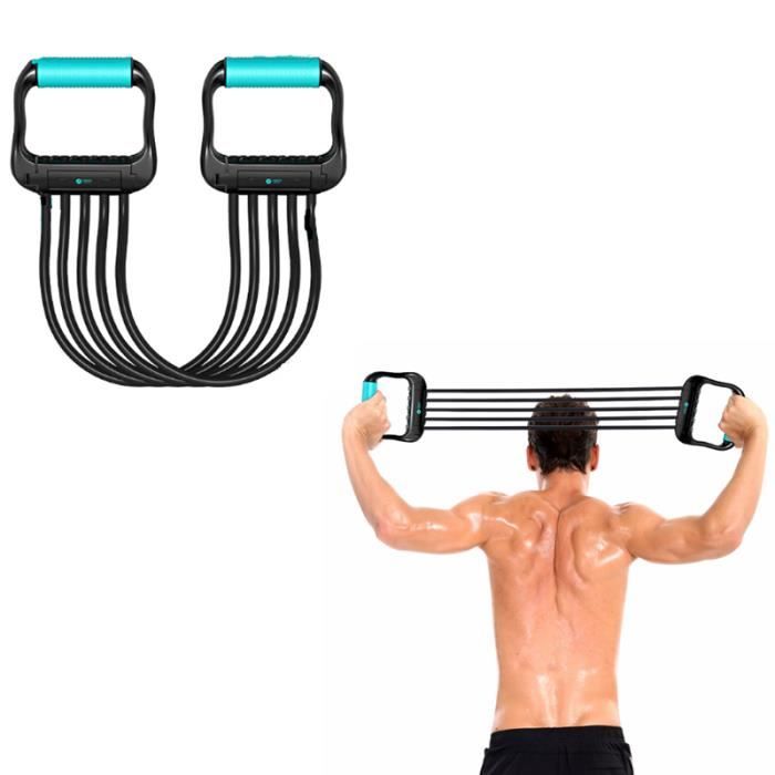 Rallye extenseur de poitrine, fitness corde élastique bras force poitrine ,muscle dos muscle équipement de sport