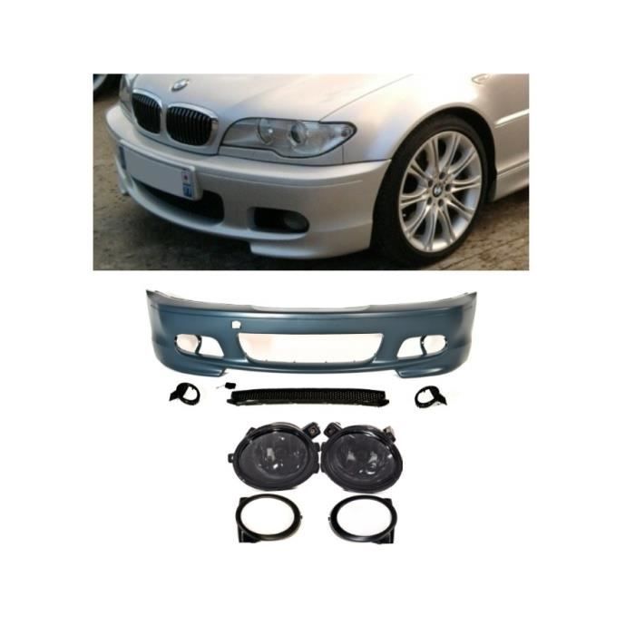 PARECHOC PACK M M2 M3 BMW SERIE 3 E46 COUPE ET CABRIOLET + 2 ANTIBROUILLARD