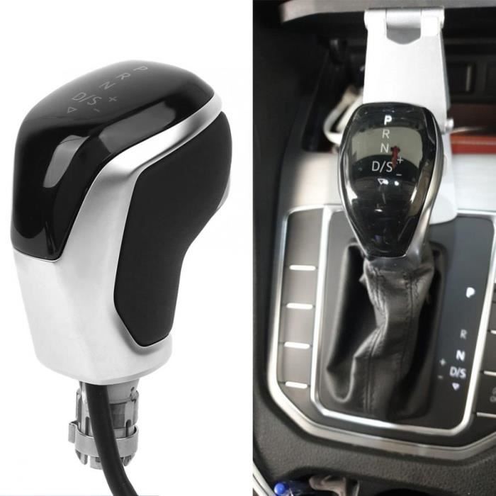 Pièces Auto,Pour DSG Style voiture automatique LED pommeau de levier de vitesse électrique avec fil convient pour VW Passat B8 Golf