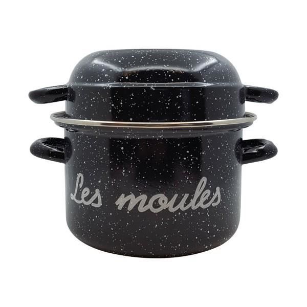 Marmite à moules - D: 18 cm - noir
