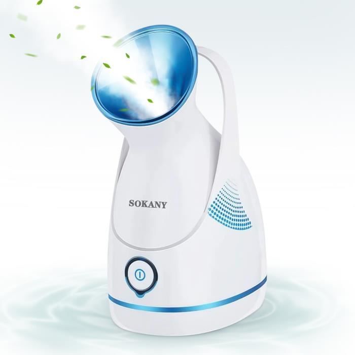 Vapeur Visage Vaporisateur,Sauna Spa Le Vaporisateur Facial Nano-ionique Nettoyage en Vapeur pour Humidificateur de Visage Pores