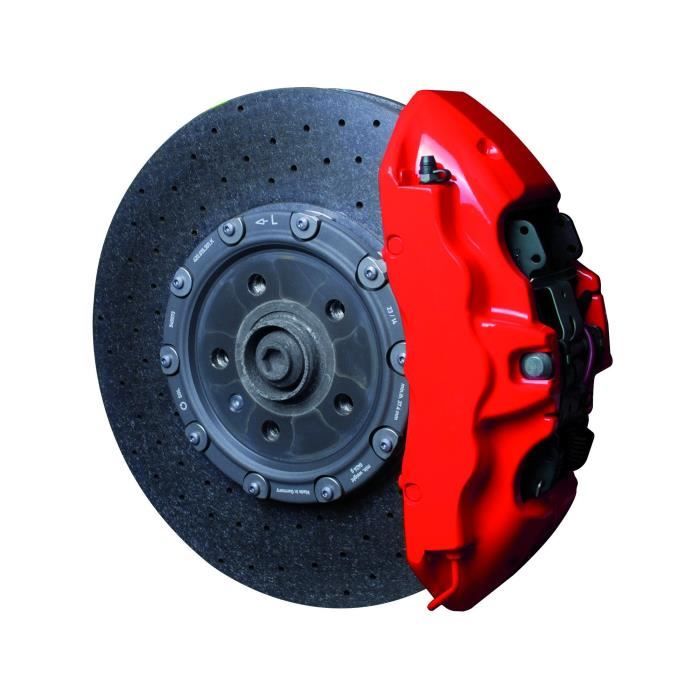 Foliatec - 2160 - Kit peinture étriers de freins - Rouge (rosso-rot)