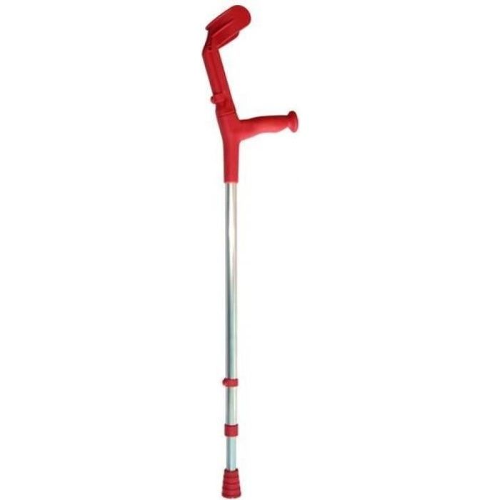 Canne canadienne, béquille orthopédique - Double réglage - Bleu BCR