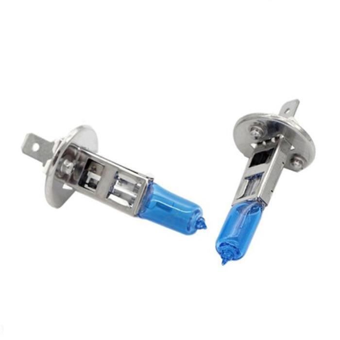 2 Pièces H1 100W 12V 6000K Voiture Xénon Gaz Halogène Phare Blanc Ampoules de Lampe gyrophare aide a la conduite - securite