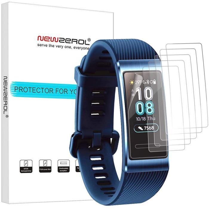 6 Packs Huawei Band 3 Pro-4 Pro Film de Protection d'écran, Film de Protection Anti-Empreintes Digitales, Résistant aux Rayures