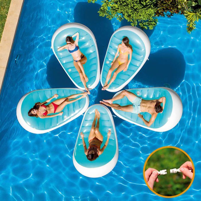 Matelas de piscine Lounge Pétale Intex