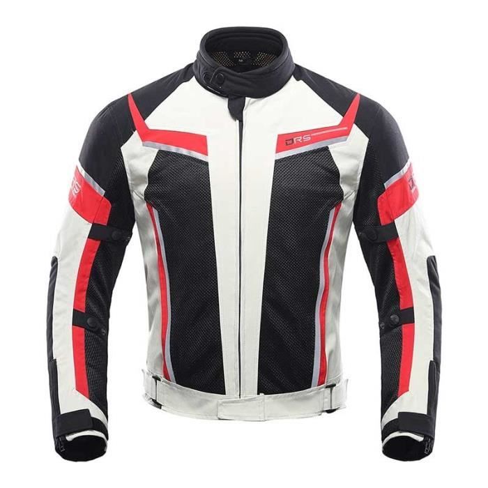 Veste de moto DUHAN pour hommes avec équipement de protection CE
