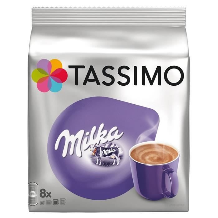 LOT DE 12 - TASSIMO Milka - Dosettes pour Chocolat Chaud 8 capsules