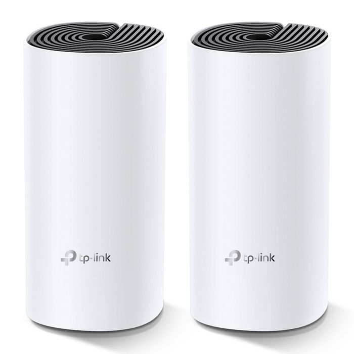 TP-Link Deco M4(2-Pack) Systèmes Mesh WiFi - Couverture WiFi jusqu'à 260m2 - AC 1200 Mbps, Ports Ethernet Gigabit, MU-MIMO