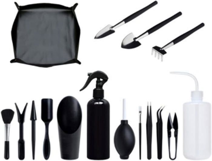 Kit De Jardinage 28 Pièces Pour Succulentes – Pelle, Tapis De Rempotage, Outils D’entretien – Pour Balcon Et Intérieur