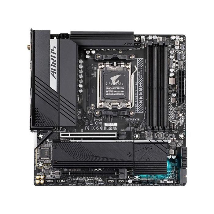 Carte mère GIGABYTE B650M AORUS ELITE AX AMD B650 Socket AM5 4xDDR5 SDRAM 192GB Micro ATX - Gigabyte