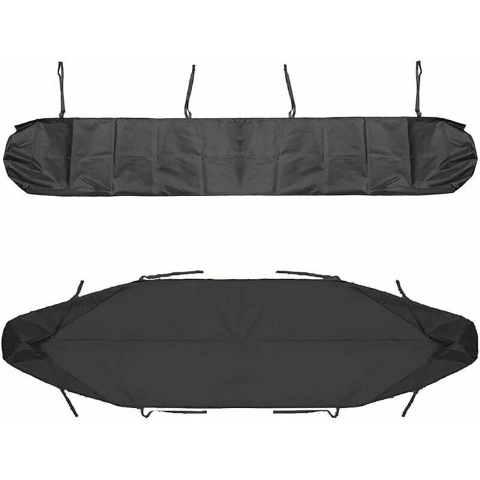 Housse D'Auvent De Porte Arrière 180x114 Cm - Imperméable Pour Ford Transit, VW T5/T6, Peugeot Boxer - 3