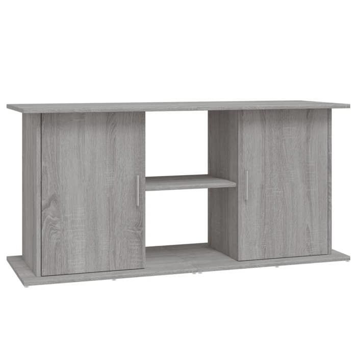 Meilleurs prix pour Support base pour aquarium armoire meuble sonoma 121 x 41 x 58 cm bois dingénierie gris 02_0045087