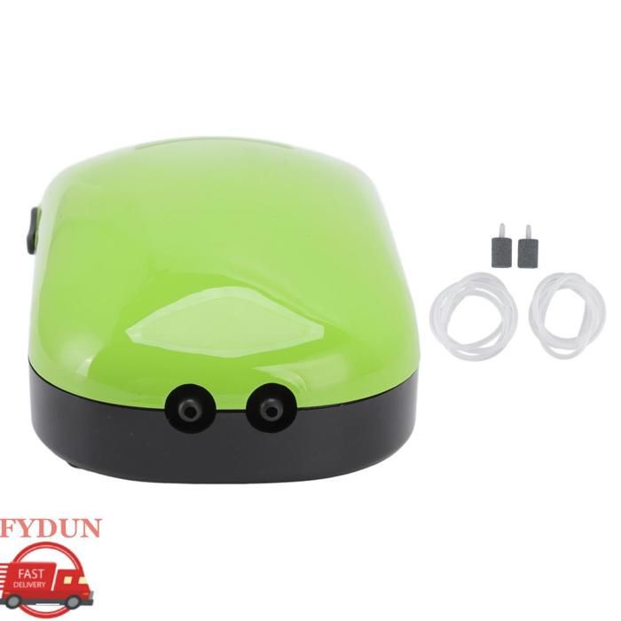 Meilleurs prix pour FYDUN pompe à oxygène à poisson Pompe à oxygène daquarium Calme rechargeable 2 sorties Mini Puffleur dair animalerie amenagement