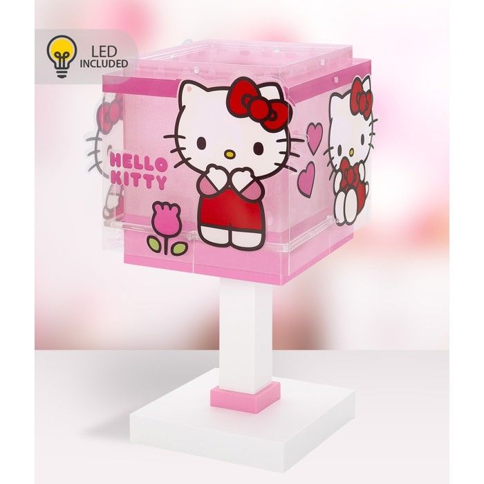 Dalber Lampe de chevet LED Hello Kitty pour enfant - Veilleuse rose décorative Dalber Lampe de chevet LED Hello Kitty pour enfant - Veilleuse rose décorative