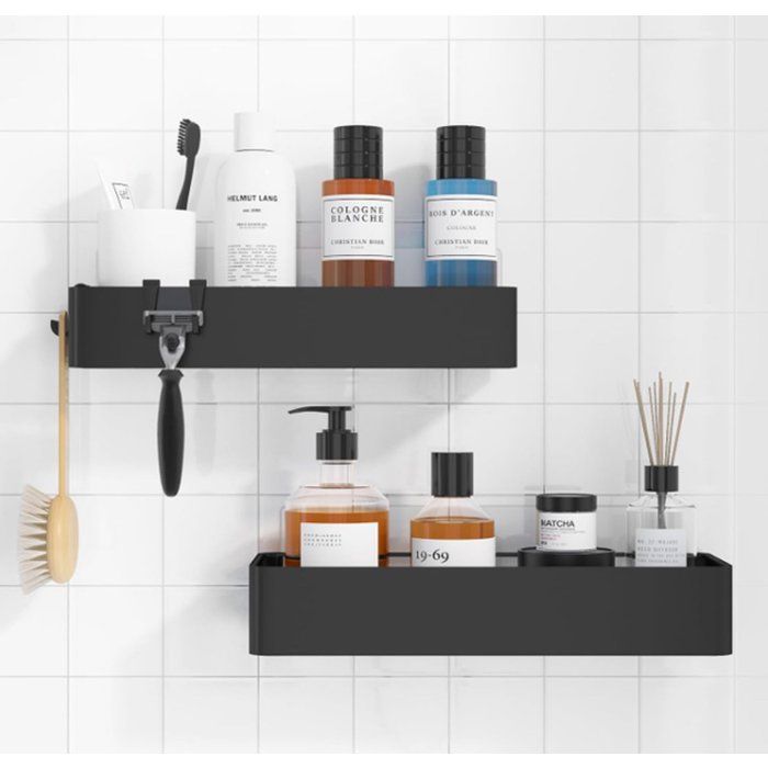 Étagère de salle de bain 2 pièces - étagère de douche - étagère murale - étagère de salle de bain - étagère murale - étagère de