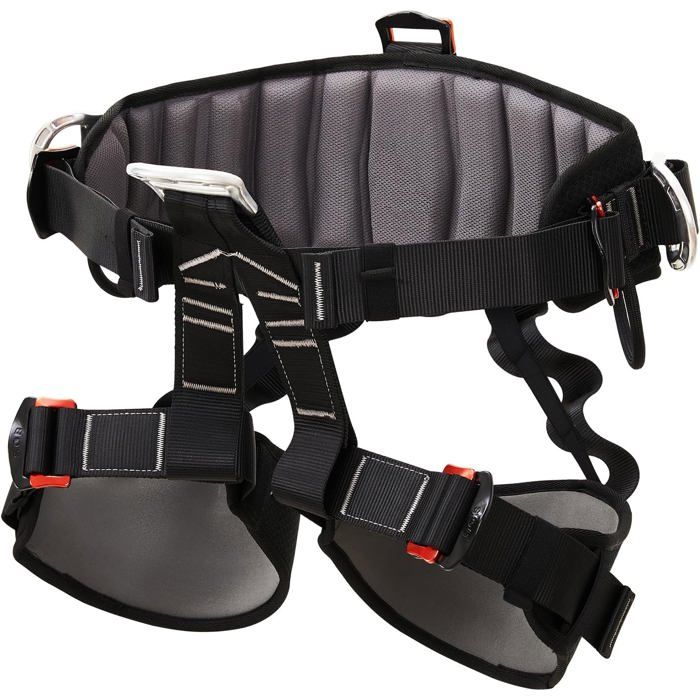 Harnais De Sécurité Réglable Avec Rembourrage - Pour Escalade, Travail En Hauteur - Nylon Résistant