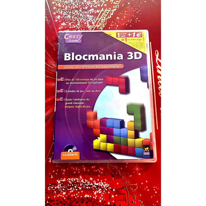 C Easy Games Blocmania 3D - Jeu PC Cd-Rom