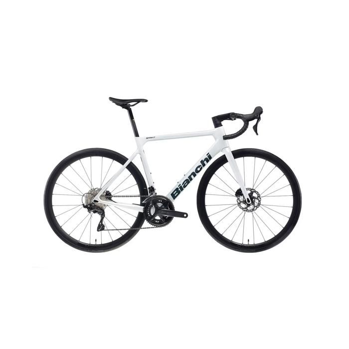 Vélo de route Bianchi Sprint ICR Shimano 105 RD-R7100 12V - white - copper full glossy - Blanc - 55 cm / 176-182 cm