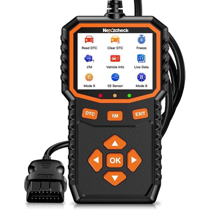 OBD2 Diagnostic Valise Voiture Auto: OBD Valise Diagnostique Auto Multimarque Français Fonctions Complètes OBD2 OUTIL DE DIAGNOSTIC