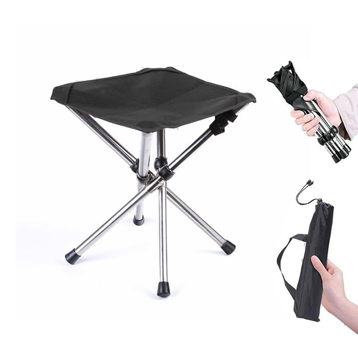 Ge Tabouret pliant ultra léger pour camping concerts pêche randonnée