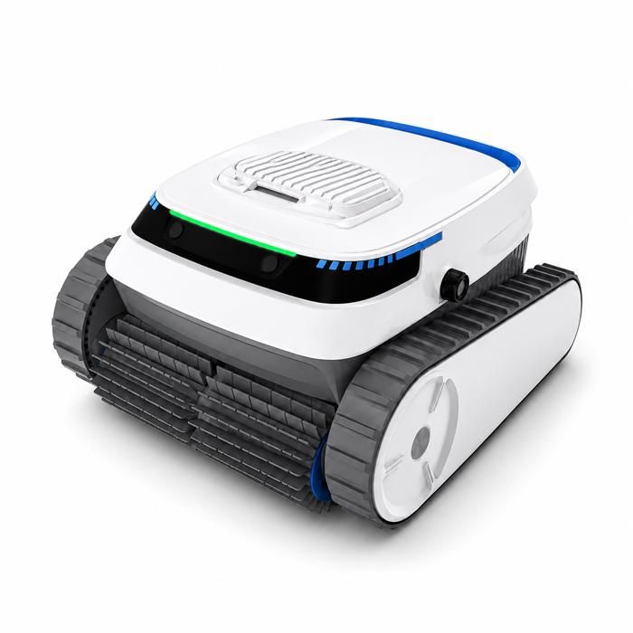 AIRROBO PC10 Robot Nettoyeur de Piscine Sans Fil Nettoyage Fond Parois et Ligne d’Eau Navigation Intelligente Autonomie 120 min