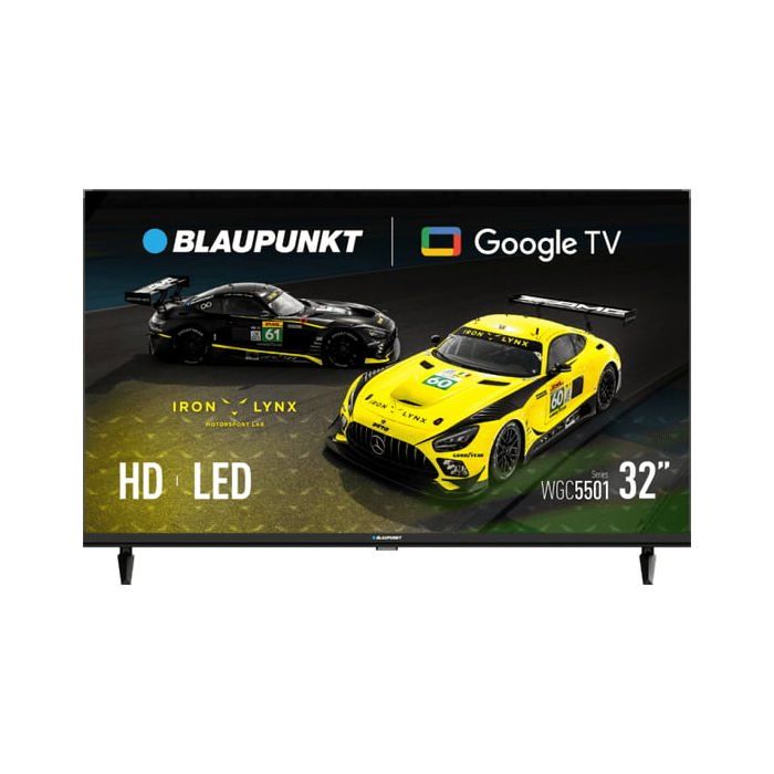 Téléviseur BLAUPUNKT 32WGC5501S 32 HD 720p Google TV Wi‑Fi intégré Bluetooth