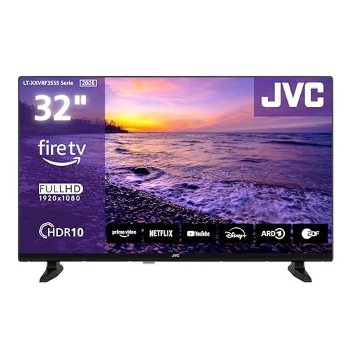 Fire TV Full HD Smart TV HDR 32 avec Commande vocale Alexa et Triple Tuner LED LT 32VRF3555 (2026) Coaxial Stéréo