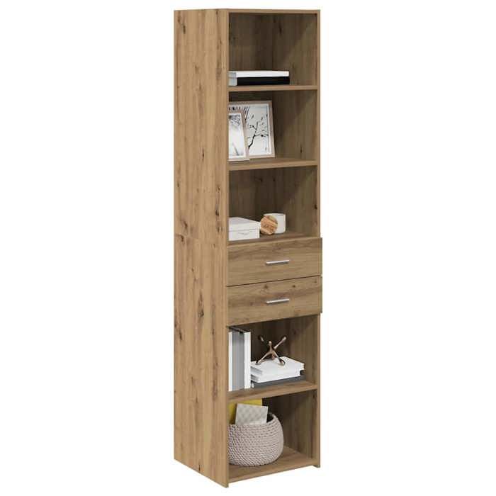 Commode Bahut Moderne Haut Armoire Chêne artisanal 45 x 42 5 x 185 cm pour salon FR&22451