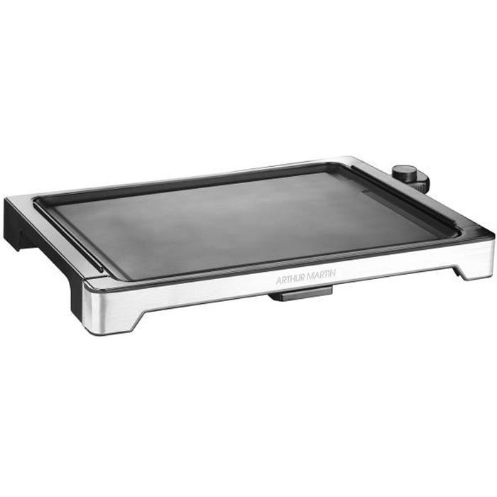 Plancha électrique ARTHUR MARTIN AMPL20 - 2000W - 47cm x 37cm - Thermostat réglable 5 niveaux