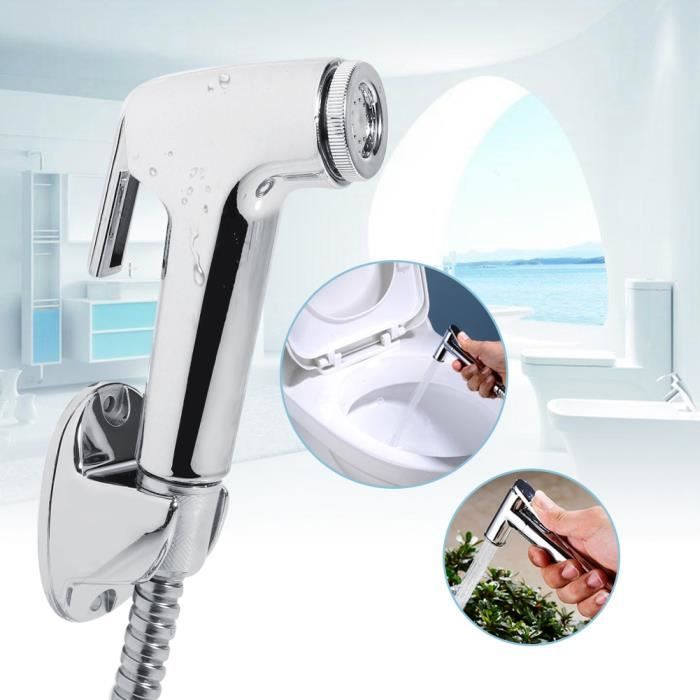 Chiffon Pulv/érisateur de Couche de Douche Toilette Bidet Pulv/érisateur avec Support de Tuyau Pulv/érisateur /à Main Bidet Douche Set. SoarUp Set de Douche Acier ABS