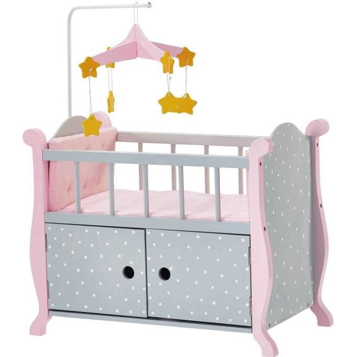 Berceau Pour Poupon Baigneur Avec Rangement Jouet Olivias Little World Td 06ag Cdiscount Puericulture Eveil Bebe