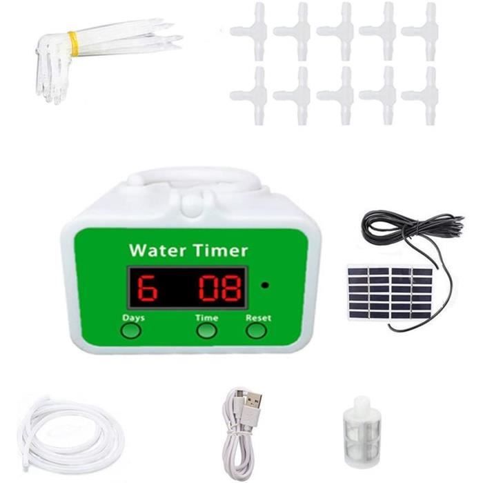 Kit Arrosage Automatique Solaire, Irrigation Solaire 6V 2W, Goutte À Kit Arrosage Automatique Solaire, Irrigation Solaire 6V 2W, Goutte À