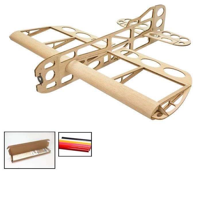 Kit Avion En Bois De Balsa Sopwith Pup – Micro Biplan 378 Mm – À Monter – 42-50 G – RC Compatible – Manuel PDF