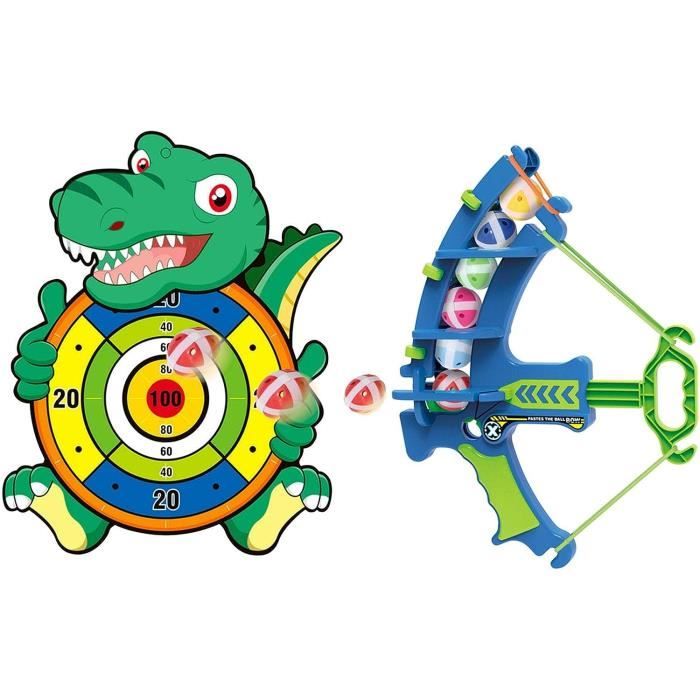 Frisbee,Grand tableau de fléchettes IkBow collant et flèches pour enfants,jeux de cible,jouet de
