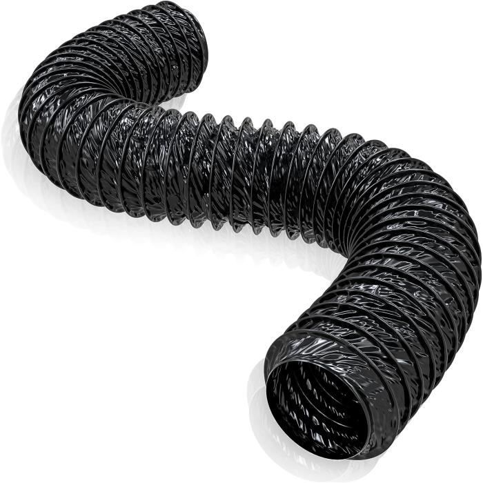 Tuyau D'Évacuation Air PVC Flexible Daniplus Ø150mm 4m - Pour Climatiseur, Sèche-Linge Et Hotte