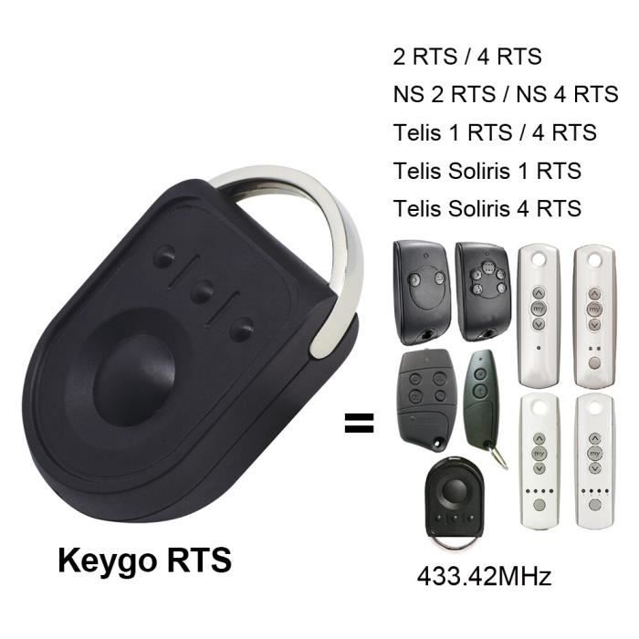 Somfy 2401539 - Keypop 2 canaux RTS - Haute Rési…