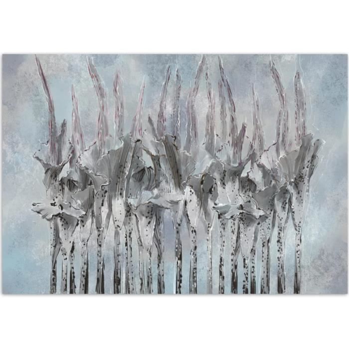 Tableau Abstrait Impression Sur Toile Intissé - Déco Murale Moderne B-A-0820