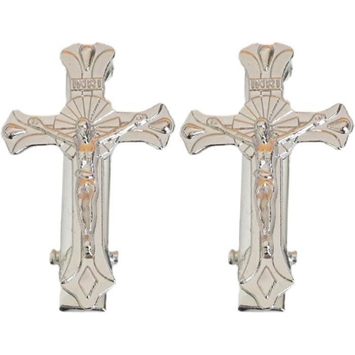 Barrettes à Cheveux Y2K Argentées - Motif étoile Kawaii - Lot De 10 - Style Rétro Punk - 2