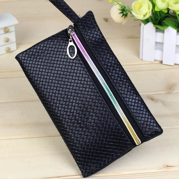 Pochette à Monnaie / Porte-Clés Mini Portefeuille En Cuir PU - Neuf Avec Étiquettes - Générique