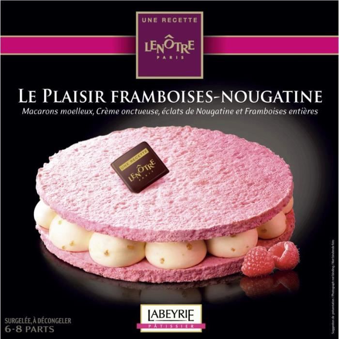 Le Plaisir Framboises Nougatine Surgele Lenotre 410 G Cdiscount Au Quotidien
