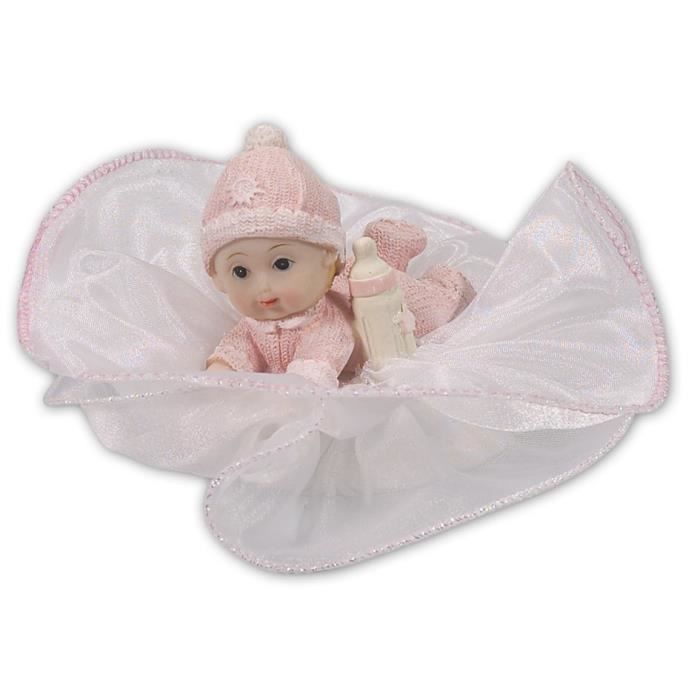 Figurine Bapteme Fille Ou Garcon Forme Fille Cdiscount Maison